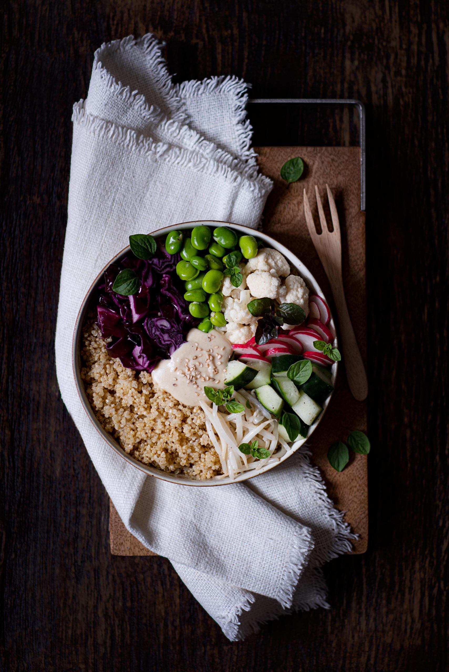 Bouddha bowl au quinoa Veggie & Happy - ©Pixellie